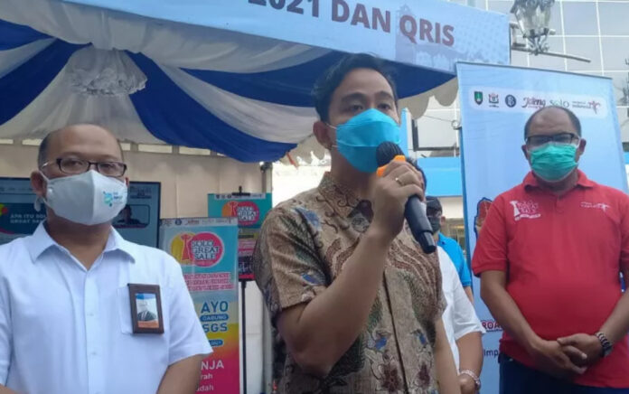 Wali Kota Surakarta, Gibran Dorong Pedagang dan Pembeli Bertransaksi Non Tunai