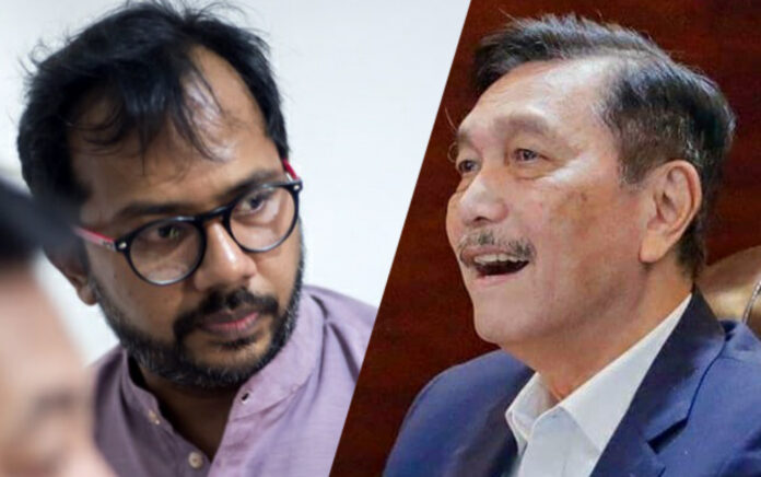 Luhut Polisikan Haris Azhar dan Akan Gugat Rp100 Miliar