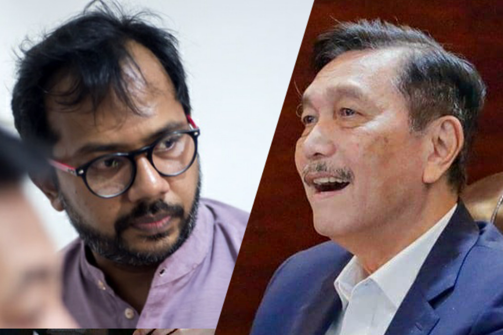 Luhut Polisikan Haris Azhar dan Akan Gugat Rp100 Miliar