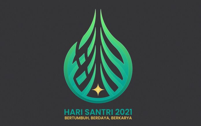 RMI PBNU Resmi Rilis Logo Hari Santri Nasional 2021