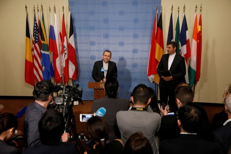 Duta Besar Iran untuk PBB Majid Takht-Ravanchi. Foto: Reuters.