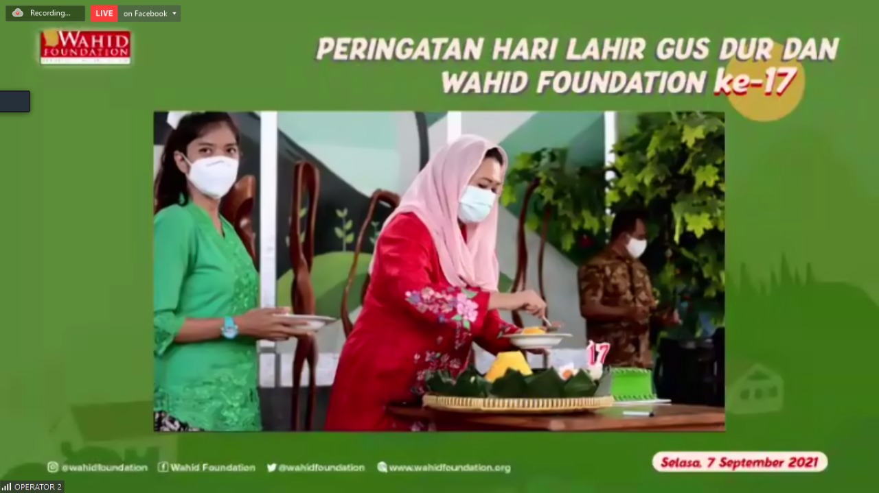 Peringati Hari Lahir Gus Dur, Wahid Foundation Terus Promosikan Nilai Perdamaian