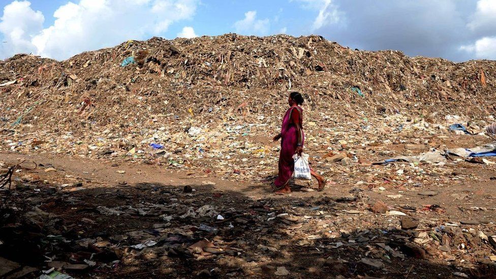 Mimpi Buruk Gunung Sampah Tertinggi di India