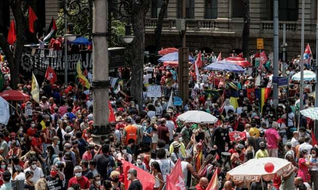 Brazil: Puluhan Ribu Demonstran Serukan Pemakzulan Bolsonaro