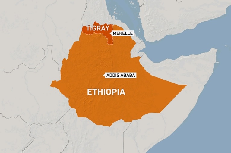 Ethiopia kembali luncurkan serangan udara ke Tigray keempat kalinya dalam seminggu dalam usaha untuk menghentikan pembemrontak. Foto: Al Jazeera.