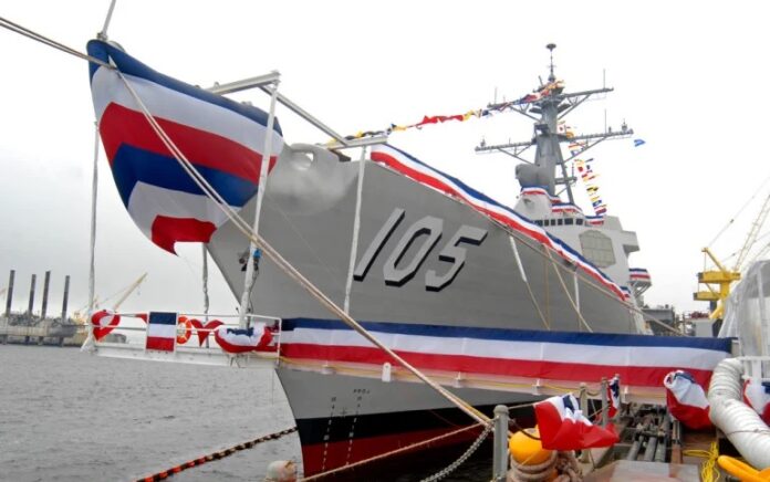 China kecam AS dan Kanada karena mengirim kapal perang melalui Selat Taiwan pada pekan lalu. Foto: AP.