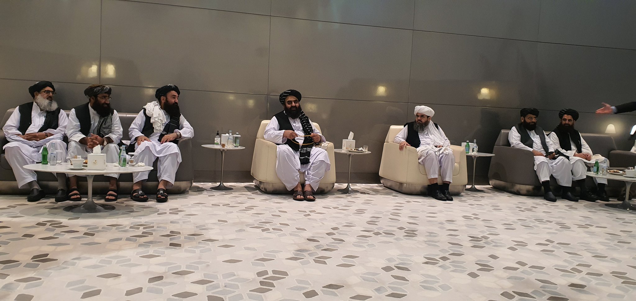 Delegasi Taliban tiba Ankara untuk bertemu dengan pejabat Turki dan melakukan pembicaraan sebagai upaya diplomatik. Foto: Twitter Abdul Qahar.