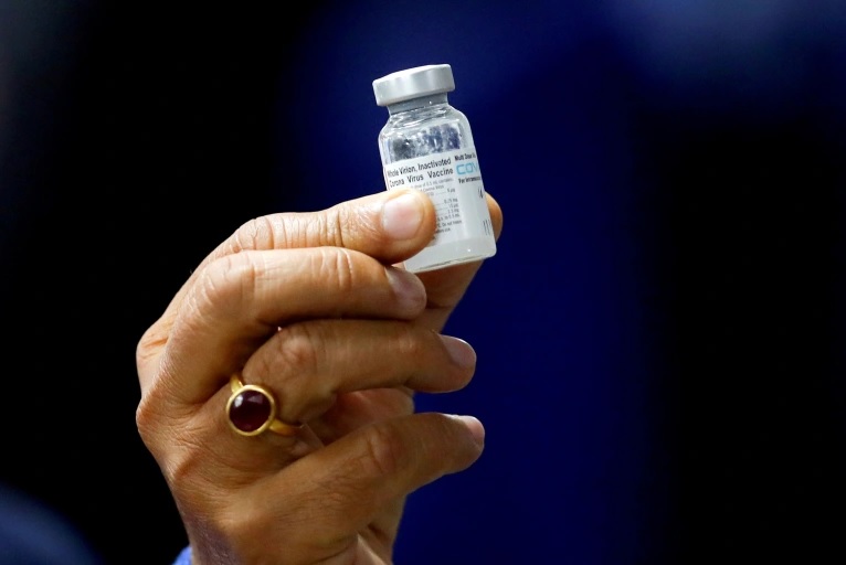 Vaksin Covaxin India. Foto: Reuters.