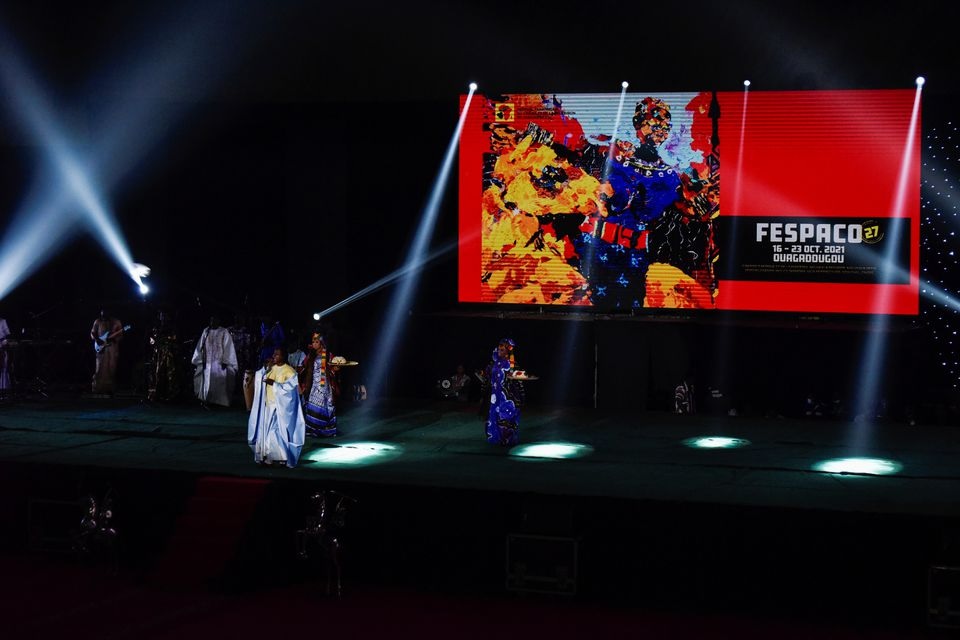 Festival film utama Afrika tetap digelar di Burkina Faso dengan upacara penuh warna. Foto: Reuters.