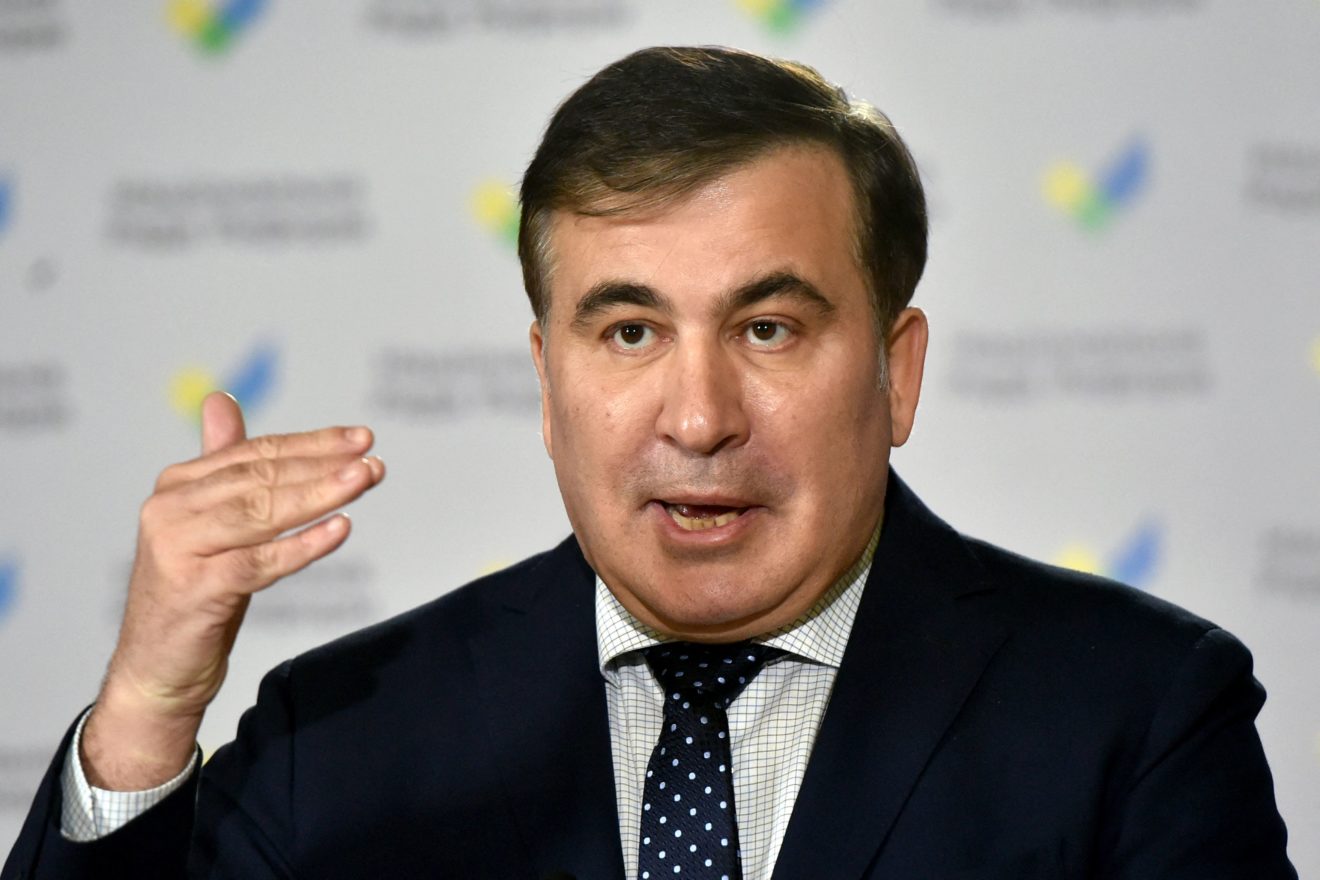 Mantan presiden Georgia Mikheil Saakashvili ditangkap