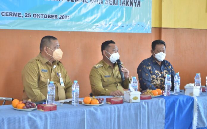 Mitigasi Bencana Banjir Kali Lamong, Bupati Gresik Rangkul Pengusaha di Cerme