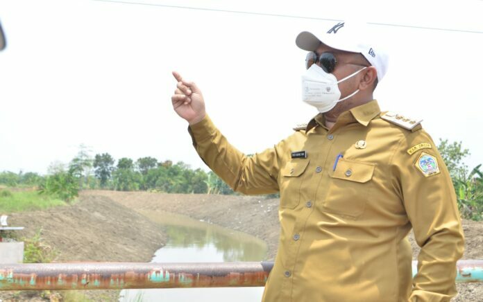 Kebut Normalisasi Kali Lamong, Bupati Gus Yani Ingin Gresik Segera Terbebas Banjir Tahunan