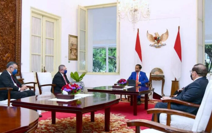 Presiden Jokowi Menerima Kunjungan Kehormatan Menlu Malaysia
