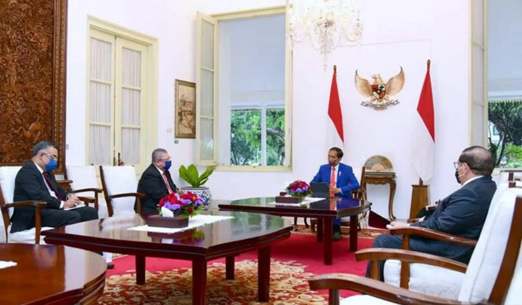 Presiden Jokowi Menerima Kunjungan Kehormatan Menlu Malaysia