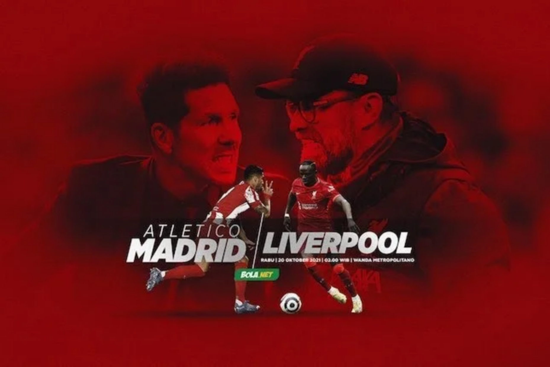 Live Streaming Atletico Madrid vs Liverpool, 20 Oktober 2021