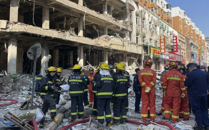 Korban tewas akibat ledakan di Shenyang China naik menjadi 5 orang. Foto: Xinhua News.