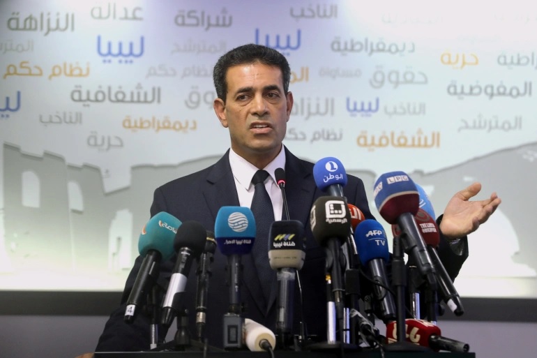 Ketua Komisi Pemilihan Umum, Emad al-Sayah mengumumkan Libya akan mulai membuka pendaftaran kandidat presiden pada bulan November mendatang. Foto: Reuters.