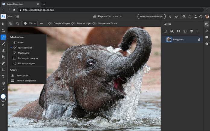 Photoshop Versi Web