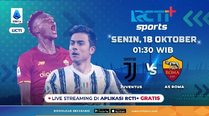 Live Streaming Juventus vs AS Roma, 11 Oktober 2021