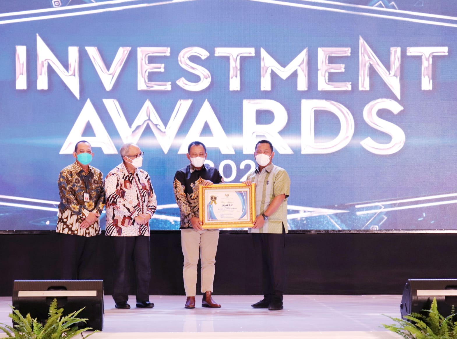 Gencar Tarik Minat Investasi, Pemkab Gresik Sabet Investment Awards 2021