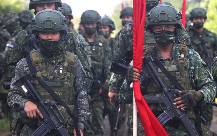 Tentara Taiwan. Foto: Reuters/Ann Wang.