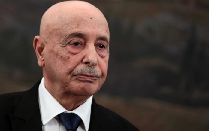 Ketua Parlemen Libya, Aguila Saleh. Foto: Reuters.