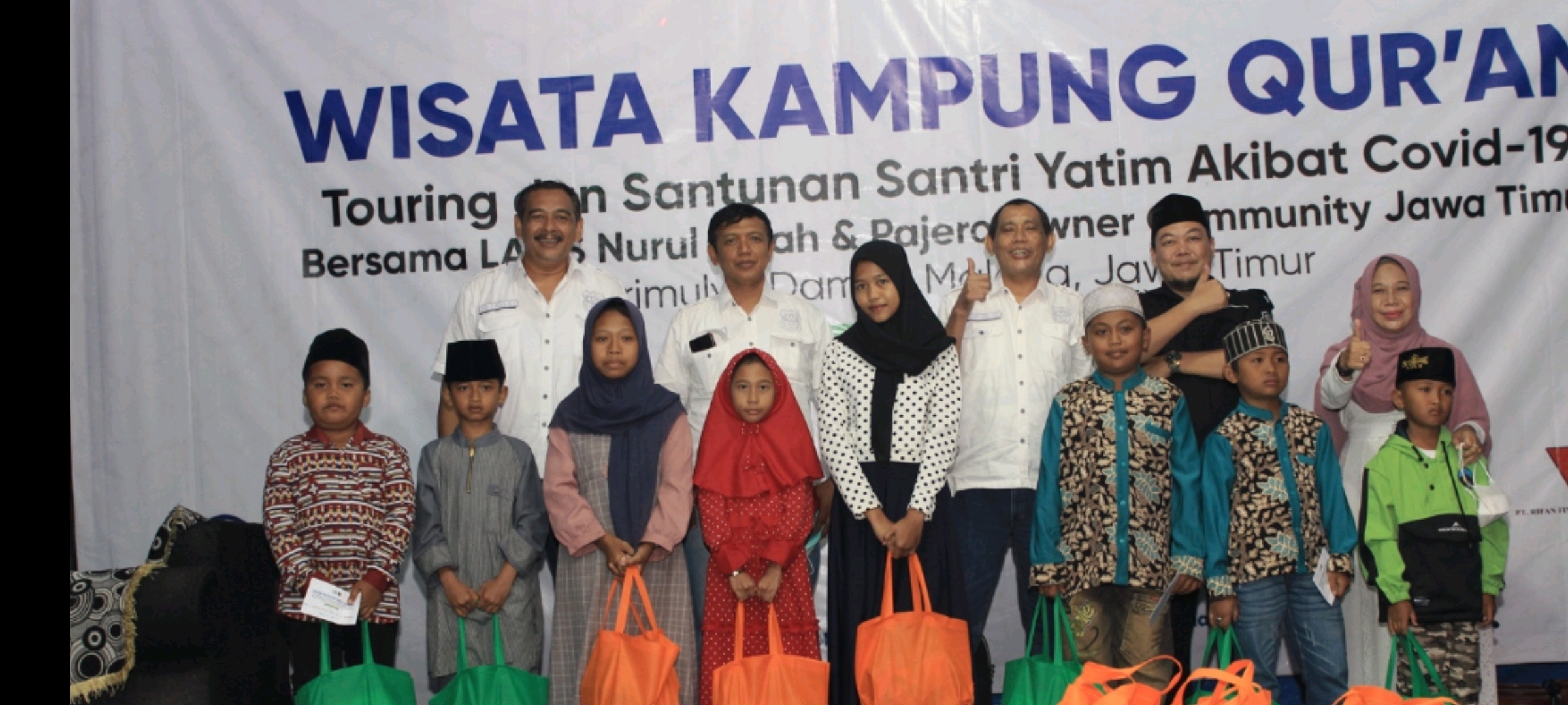 Lazis Nurul Falah Gelar Santunan Anak Yatim di Kampung Quran