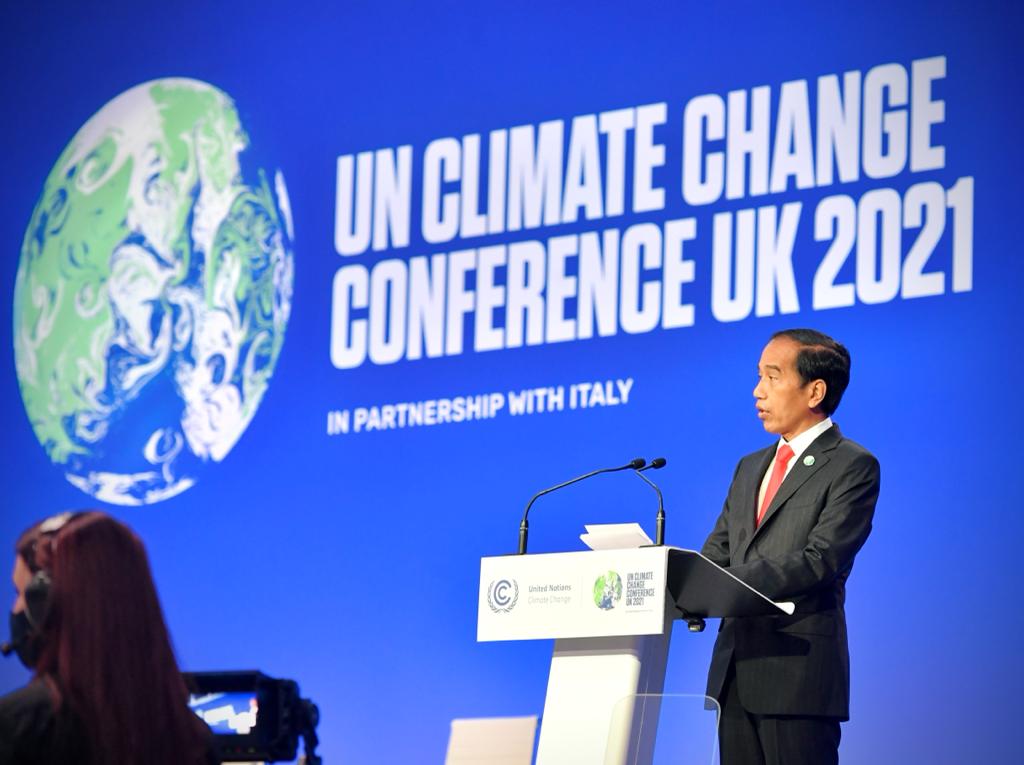 Presiden Jokowi Sampaikan Keseriusan Penanganan Perubahan Iklim di COP26