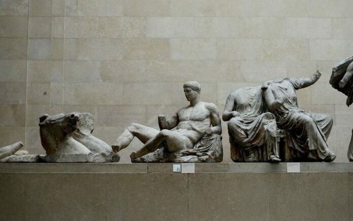 Patung Parthenon di British Museum. Foto: Reuters.