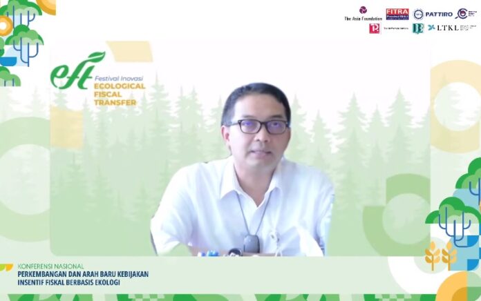 Dirjen Bina Keuangan Daerah Kemendagri, Mochamad Ardian N. dukung penyusunan payung hukum untuk transfer fiskal berbasis ekologi