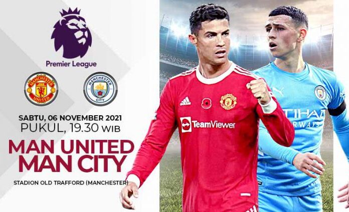 Live Streaming Manchester United vs Manchester City, 6 November 2021