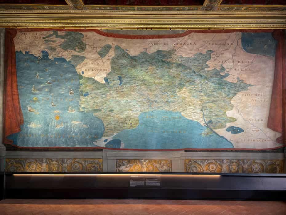 Pertama Kali dalam 20 Tahun Terakhir, Peta Renaisans Tuscany Kembali Dipamerkan