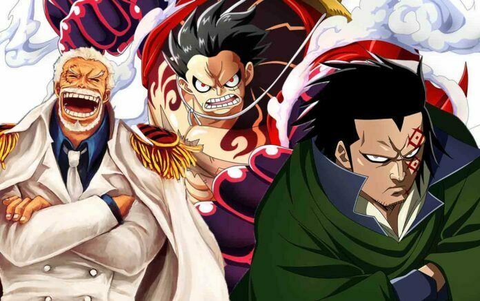 Luffy, Dragon, Garp (sumber: greenscene)