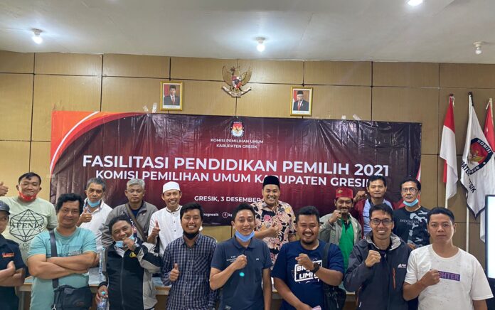 Sinergi KPU Gresik dan KWG, Sosialisasi Partisipasi Pendidikan Pemilih