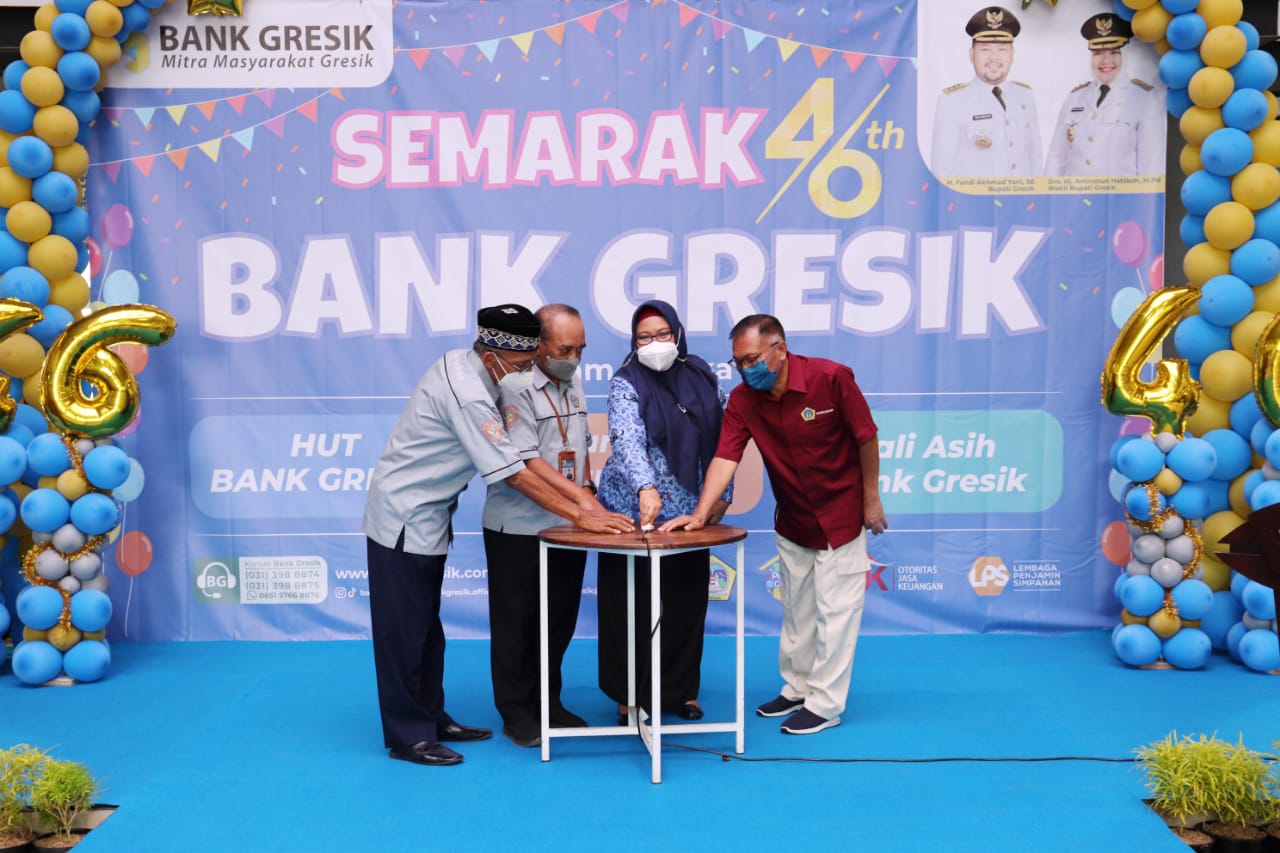 Kian Moncer, Kinerja Bank Gresik Diapresiasi Wabup Bu Min