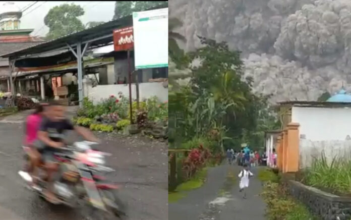 Gunung Semeru Erupsi