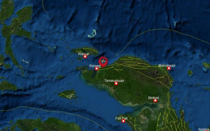 BMKG Catat 75 Kali Gempa Bumi dalam Sehari di Sorong