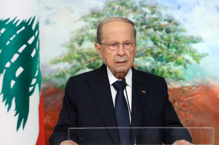 Presiden Lebanon Michel Aoun. Foto: Reuters.