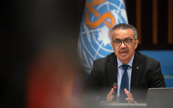 Kepala WHO, Tedros Adhanom Ghebreyesus. Foto: AFP.