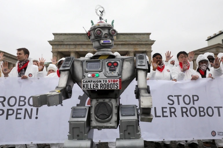 Kampanye internasional Hentikan Robot Pembunuh telah mendorong negosiasi yang bertujuan mengadopsi perjanjian internasional. Foto: AFP