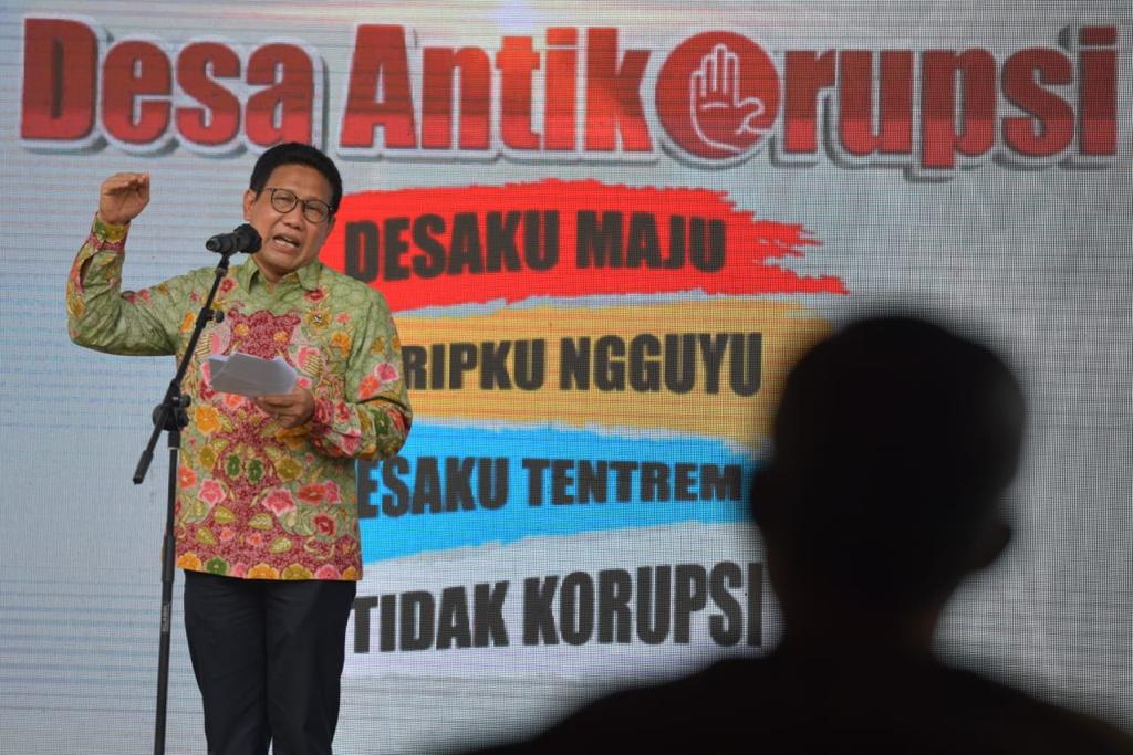 Dukung Desa Antikorupsi, Mendes PDTT Minta Kades Tak Untungkan Keluarga