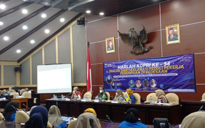 KOPRI PB PMII Dorong Perlindungan Pekerja Perempuan di Pedesaan