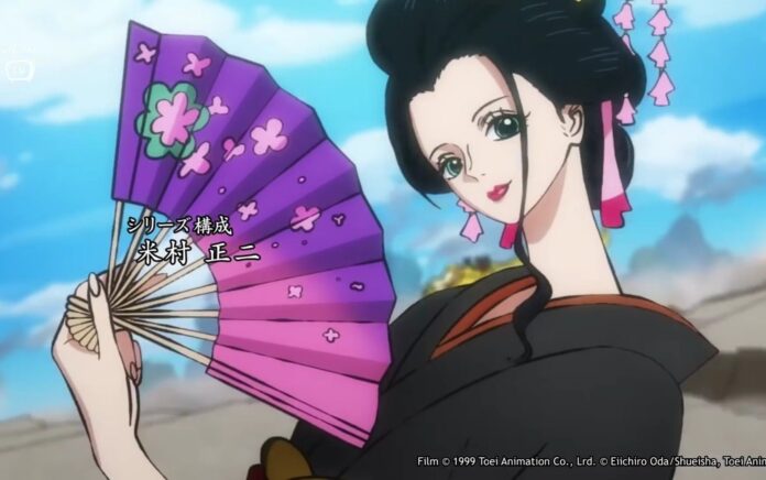 Nico Robin di arc Wanokuni (sumber: i.pinimg)