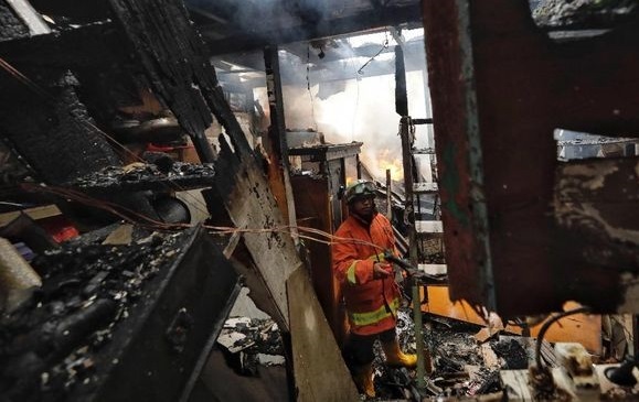 Kebakaran di Kemayoran Jakarta, 30 Orang Kehilangan Rumah
