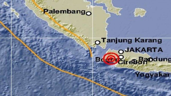 Gempa 6,6 Magnitudo Banten Bersumber dari Megathrust Selat Sunda