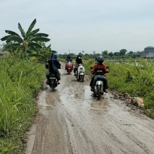 Jembatan Ambruk, Warga Minta Pemkab Gresik Perbaiki Jalan Alternatif