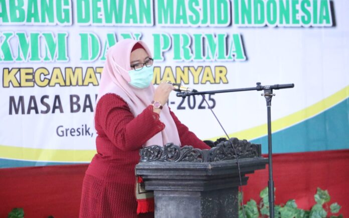 Hadiri Pelantikan, Wabup Gresik Ajak DMI, BKMM dan PRIMA Manyar Makmurkan Masjid