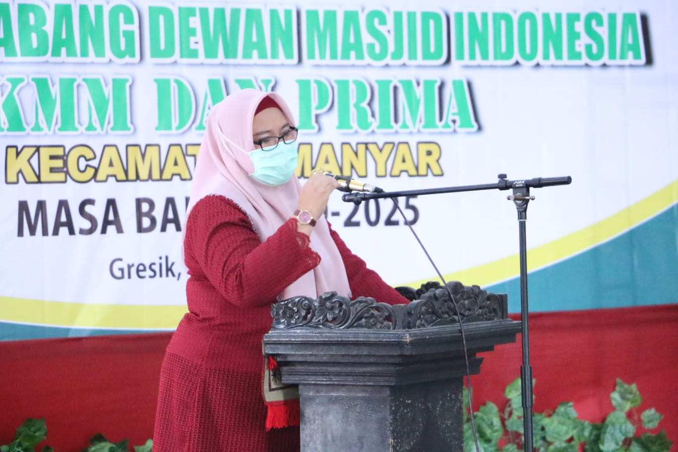 Hadiri Pelantikan, Wabup Gresik Ajak DMI, BKMM dan PRIMA Manyar Makmurkan Masjid