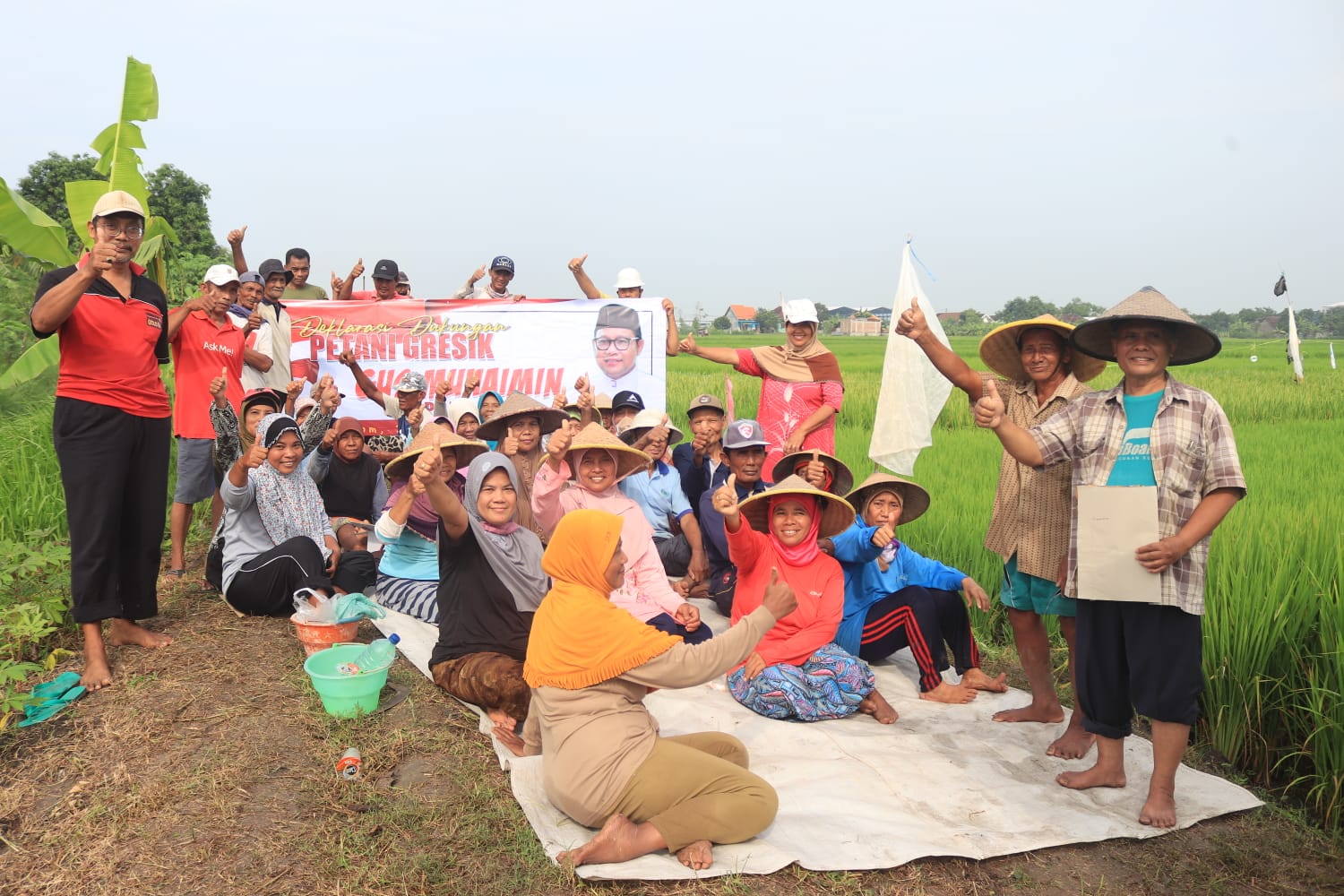 Petani Gresik Selatan Deklarasi Gus Muhaimin Capres 2024