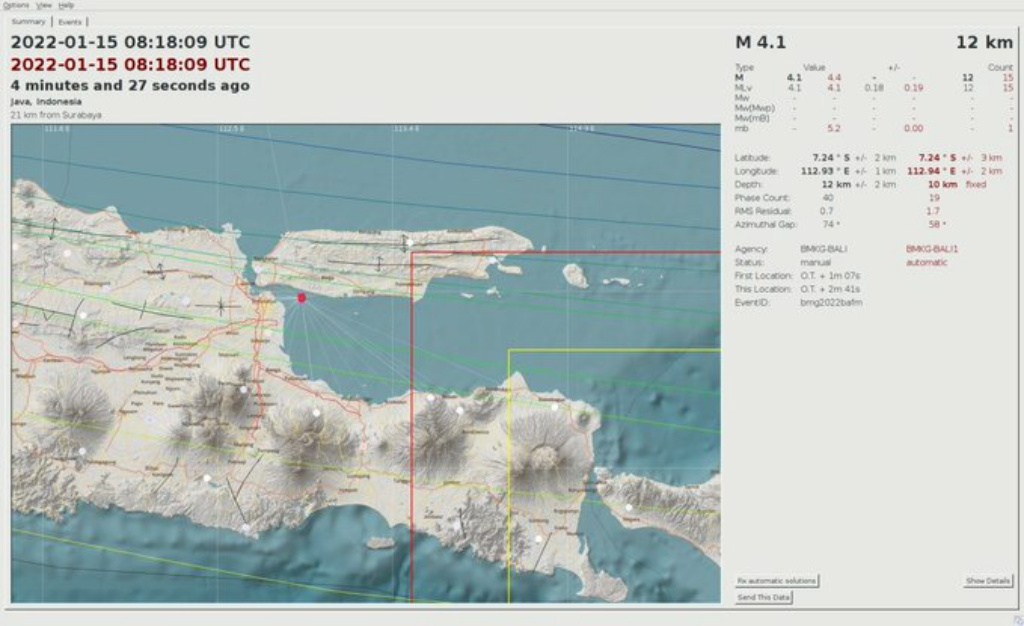 Gempa Bumi Guncang Bangkalan Madura